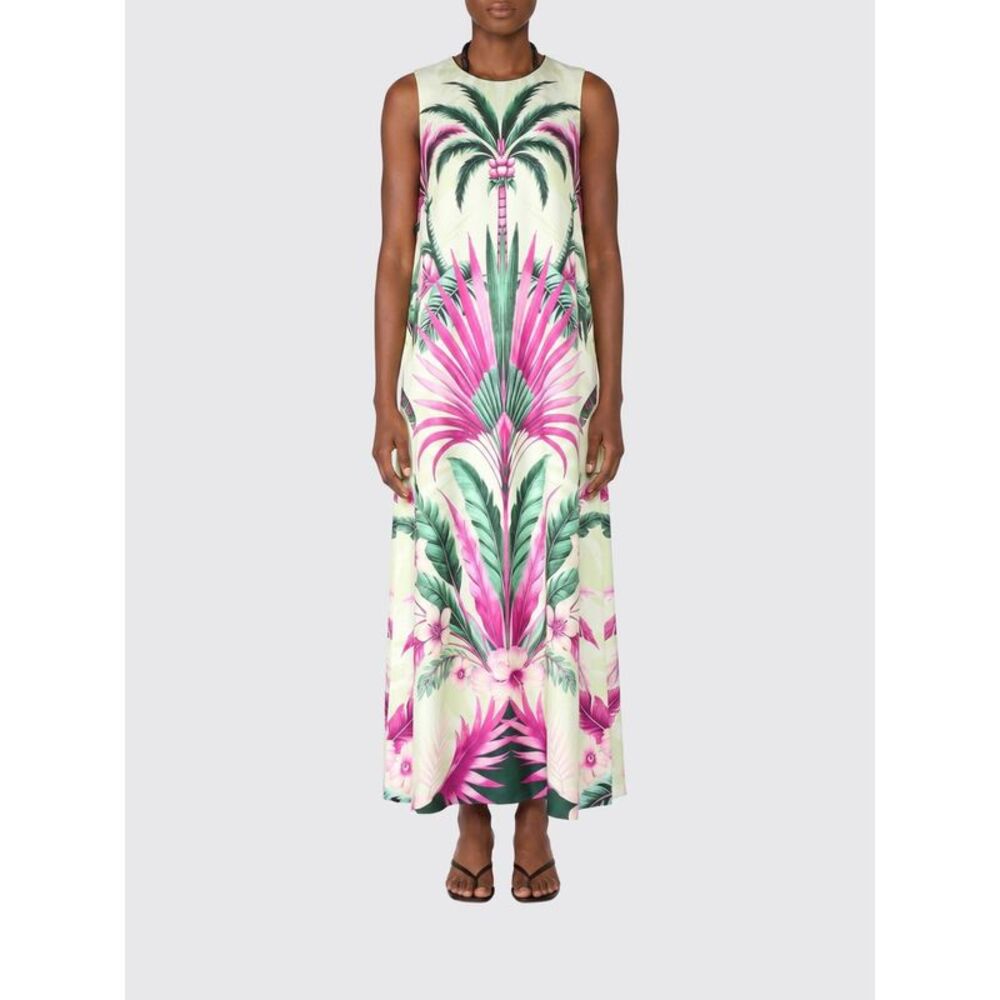 Printed Silk Midi Dress F.R.S. For Restless Sleepers